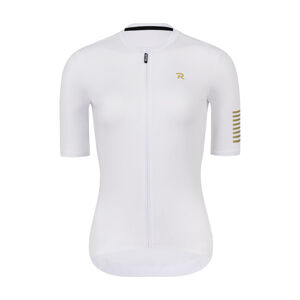 RIVANELLE BY HOLOKOLO Cyklistický dres s krátkym rukávom - VICTORIOUS GOLD LADY - biela 2XL