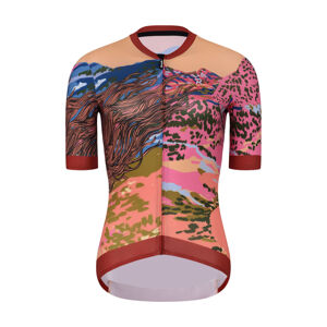 RIVANELLE BY HOLOKOLO Cyklistický dres s krátkym rukávom - FREE ELITE LADY LIMITED EDITION - oranžová/viacfarebná L