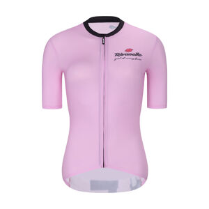 RIVANELLE BY HOLOKOLO Cyklistický dres s krátkym rukávom - VOGUE - ružová/čierna 2XL
