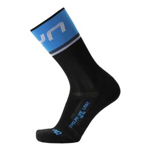 UYN Cyklistické ponožky klasické - ONE LIGHT - modrá/čierna 45-47