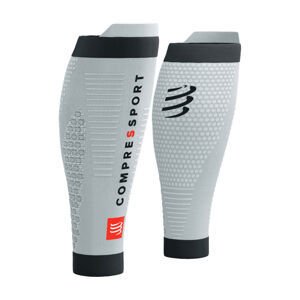 COMPRESSPORT Cyklistické návleky na nohy - R2 3.0 - šedá/čierna M