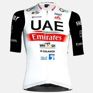 PISSEI Cyklistický dres s krátkym rukávom - UAE 2023 - červená/čierna/biela XL