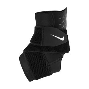 NIKE-ANKLE SLEEVE STR BK/WH Čierna M