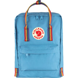 FJALLRAVEN-Kanken Rainbow Air Blue-Rainbow Pattern Modrá 16L