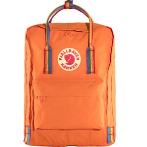 FJALLRAVEN-Kanken Rainbow Burnt Orange-Rainbow Pattern Oranžová 16L