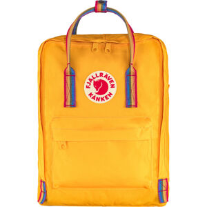 FJALLRAVEN-Kanken Rainbow Warm Yellow-Rainbow Pattern Žltá 16L