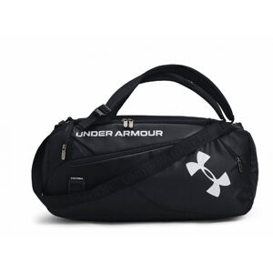 UNDER ARMOUR-UA Contain Duo MD Duffle-BLK Čierna 40L