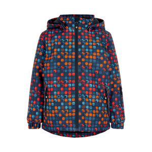 COLOR KIDS-BOYS Ski jacket, AOP, AF 10.000,total eclipse Modrá 128