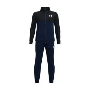 UNDER ARMOUR-UA CB Knit Track Suit-NVY 408 Modrá 160/170