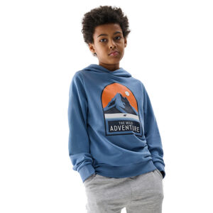 4F JUNIOR-SWEATSHIRT-4FJWSS24TSWSM0933-33S-BLUE Modrá 134