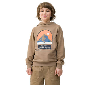 4F JUNIOR-SWEATSHIRT-4FJWSS24TSWSM0933-81S-BROWN Hnedá 164