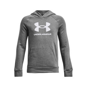 UNDER ARMOUR-UA Rival Fleece BL Hoodie-GRY Šedá 137/149