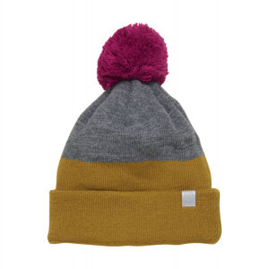 COLOR KIDS-Hat beanie, colorblock, dried tobacco Modrá 52cm