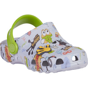 COQUI-Little Frog + Amulet khaki grey/party green Šedá 20/21