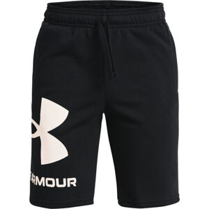 UNDER ARMOUR-UA RIVAL FLEECE LOGO SHORTS-BLK Čierna 149/160