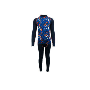 FREEGUN-Backside Print Navy Blue/Night Blue - Thermo Sets Junior Modrá 104/114