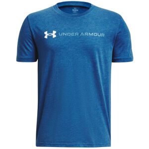 UNDER ARMOUR-UA B LOGO WORDMARK SS -BLU Modrá 149/160