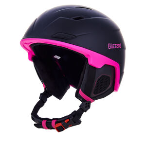 BLIZZARD-Viva Double ski helmet, black matt/magenta Čierna 56/59 cm 23/24