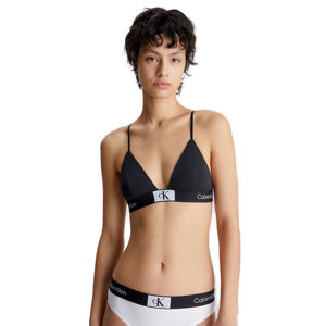 CALVIN KLEIN-UNLINED TRIANGLE-000QF7217E-UB1-Black Čierna S