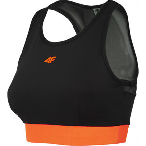 4F-SPORTS BRA-H4Z20-STAD011-70S-ORANGE Čierna S