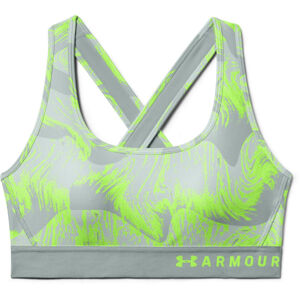 UNDER ARMOUR-Armour Mid Crossback Printed Bra -GRN Zelená L