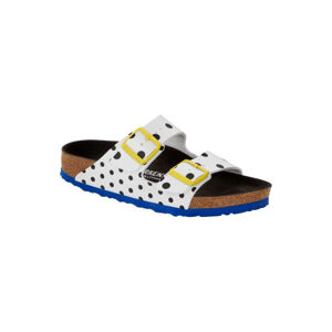 BIRKENSTOCK-Arizona BF White Black Dots Biela 38