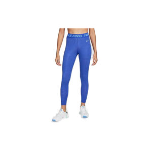 NIKE-W NIKE PRO DF MR 7/8 TIGHT AOP-FN4154-405-HYPER ROYAL Modrá L