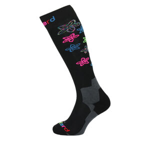 BLIZZARD-Viva Flowers ski socks, black/flowers Čierna 39/42