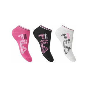 FILA-F6648 WOMAN INVISIBLE SOCKS 3 PACK Mix 39/42