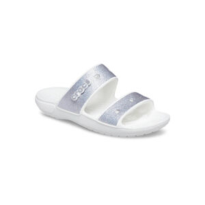 CROCS-Classic Croc Glitter II Sandal multi Strieborná 42/43