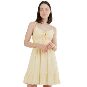 FUNDANGO-Sarah Mono Dress-205-corn Žltá XS