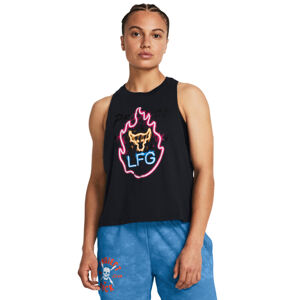 UNDER ARMOUR PROJECT ROCK-PROJECT ROCK W Neon Flame Tank-BLK Čierna XS