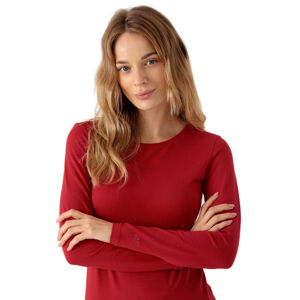 4F-WOMENS LONGSLEEVES NOSH4-TSDL350-62S-RED Červená S