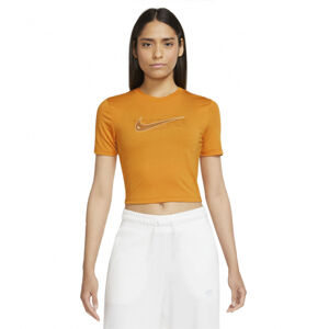 NIKE-W NSW TEE SLIM CRP SWOOSH Oranžová L