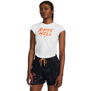 UNDER ARMOUR PROJECT ROCK-PROJECT ROCK Undrgrnd Cap Slv Tee-WHT Biela XS