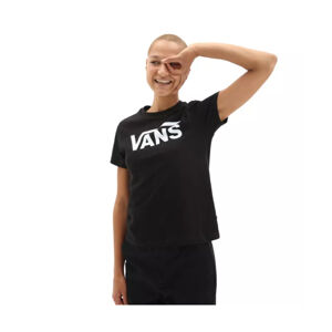 VANS-WM FLYING V CREW TEE Black Čierna S