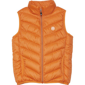 COLOR KIDS-Waistcoat Quilted - Packable, orange Oranžová 140