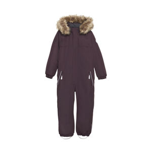 COLOR KIDS-Coverall  W. Fake Fur, fudge Hnedá 128