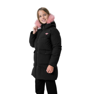 4F JUNIOR-GIRLS JACKET JKUDP004-20S-DEEP BLACK Čierna 152