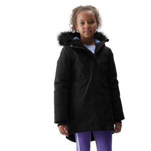 4F JUNIOR-JACKET-JAW23TJACF106-21S-BLACK Čierna 134