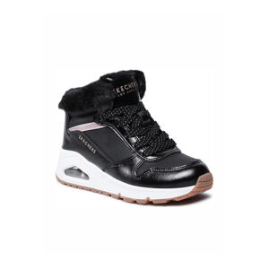 SKECHERS-Uno Cozy On Air black/gold Čierna 28