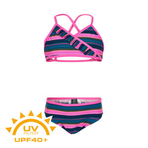 COLOR KIDS-Bikini AOP UPF 40+ Sugar Pink Ružová 128
