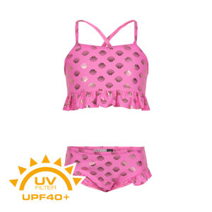 COLOR KIDS-Bikini w. frills UPF 40+ Sugar Pink Ružová 116