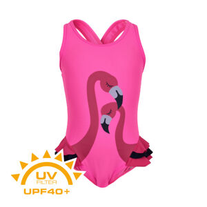 COLOR KIDS-Swimsuit w. animal UPF 40+ Sugar Pink Ružová 104