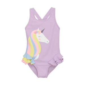 COLOR KIDS-Swimsuit W. Application, lavender mist Mix 152