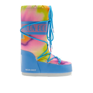 MOON BOOT-Icon Tie Dye Jr alaskan blue Modrá 31/34