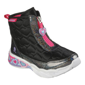 SKECHERS-Sweetheart Lights Heart Hugger black Čierna 28