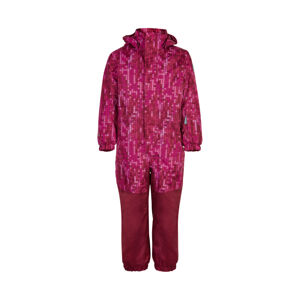 COLOR KIDS-Coverall AOP, AF 10.000-Beet Red Ružová 122