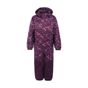 COLOR KIDS-Coverall AOP, AF 10.000, grape wine Fialová 128