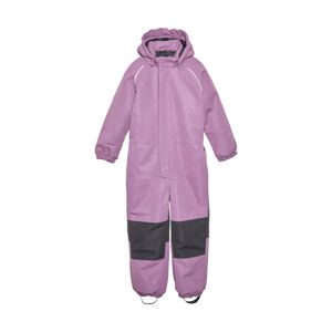 COLOR KIDS-Coverall W. Contrast, argyle purple Fialová 128